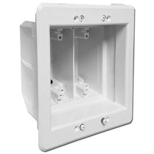 two gang recessed outlet box